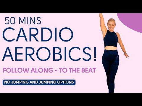 Видео: 💃 50-МИНУТНАЯ КАРДИОАЭРОБИКА с МИНУТАМИ СИЛЫ 🔥 | Прыжки и низкоинтенсивные варианты | Тренировка ...
