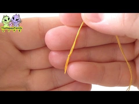 Видео: Как быстро завязать УЗЕЛОК на нитке