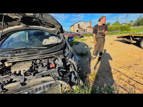 Видео: КУПИЛ ХОНДУ ПОСЛЕ ЛОБОВОГО СТОЛКНОВЕНИЯ