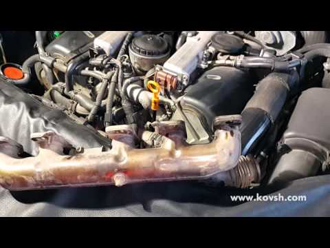 Видео: Восстановление герметичности выпускного коллектора на Volkswagen Touareg 4.9TD
