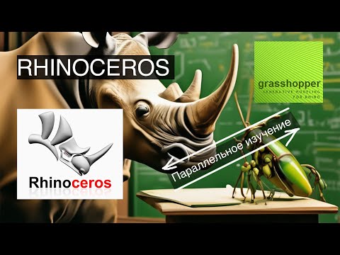 Видео: Rhino+ Grasshopper (учим параллельно) 1.1 урок- введение в Rhino