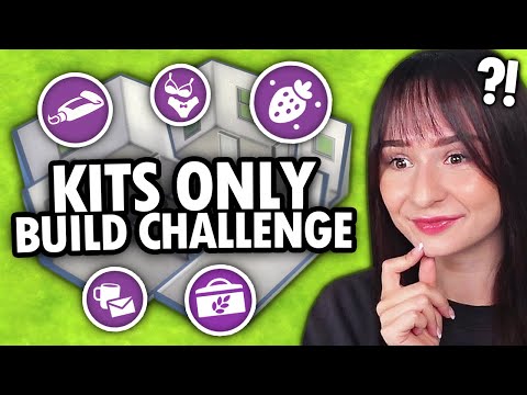 Видео: Задача: построить дом ТОЛЬКО С НАБОРАМИ в The Sims 4