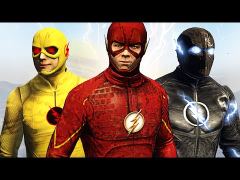 Видео: ФЛЭШ, ЗУМ и РЕВЕРС (GTA V Моды)