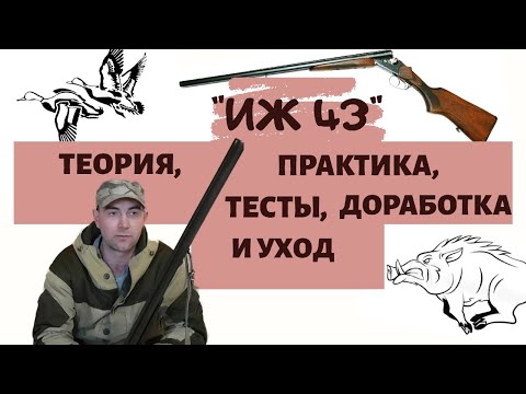 Видео: ИЖ 43 актуальная двухстволка отстрел доработка, обзор, тесты, как ухаживать, стоит ли покупать 2019