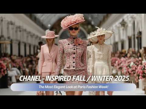 Видео: Осень/Зима 2025 в стиле Chanel: самый элегантный образ на Неделе моды в Париже!