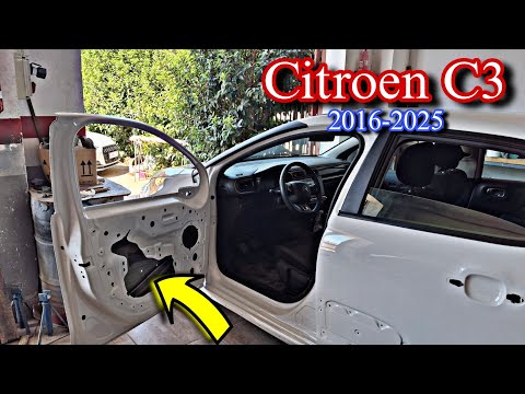 Видео: Citroen C3 ПОЛНЫЙ РАЗБОР ДВЕРИ! Карта двери +  ручки + стекло + стеклоподъемник + замок + проводка