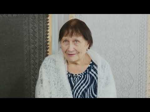 Видео: Оренбургский пуховый платок. Мастерица Раиса Михайловна. Как научиться вязать пуховые платки.
