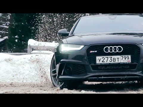 Видео: Audi RS6. Что может быть быстрее зимой? Anton Avtoman.