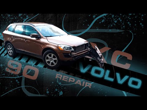 Видео: Volvo XC60. Front end repair. Ремонт переда.