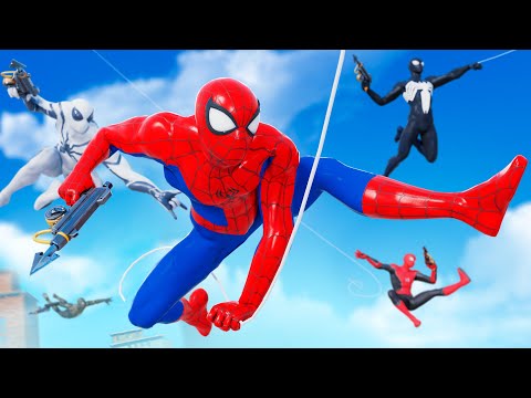 Видео: 100 клонов Человека-паука в Фортнайт, но выживет только один!