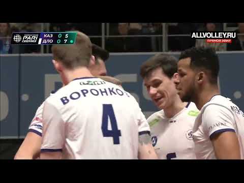 Видео: Волейбол. Зенит-Казань — Динамо-ЛО. 1/2 финала