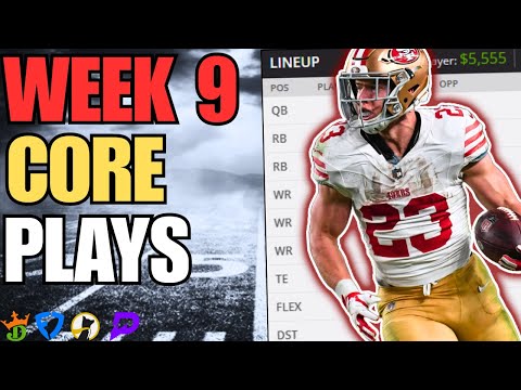 Видео: Лучшие прогнозы DraftKings и FanDuel на НФЛ | Неделя 9