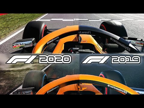 Видео: F1 2020 vs F1 2019 СРАВНЕНИЕ БОЛИДОВ, ИСПАНИИ И ПОГОДНЫХ УСЛОВИЙ