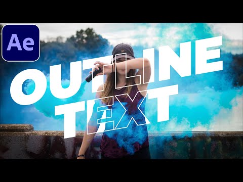 Видео: Учебное пособие по эффекту контурного текста в After Effects | Эффект контура текста