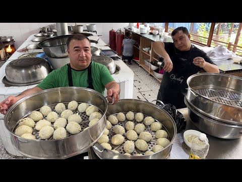 Видео: Манты в Узбекистане : Лучшие в Мире! Гости в Восторге, Огромные Очереди!