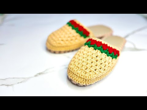 Видео: Тюльпан тапочка. қазақша тоқыма. Crochet
