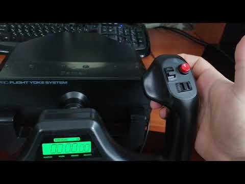 Видео: Обзор штурвала Logitech Saitek Pro Flight Yoke System