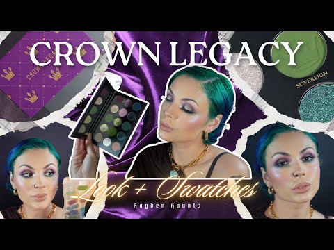 Видео: Внешний вид и образцы палетки Glaminatrix x Monolith Crown Legacy