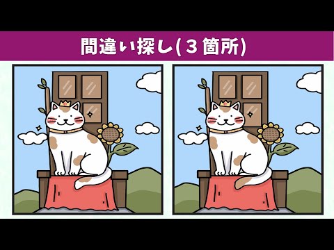 Видео: Найдите 3 отличия | Иллюстрация Версия #918