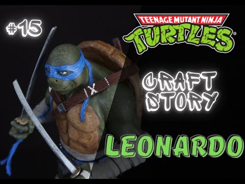 Видео: Sculpting LEONARDO from TMNT (Timelapse)/Лепим ЛЕОНАРДО из черепашек ниндзя.