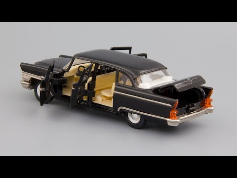 Видео: ГАЗ-13 «Чайка» А15 || Агат - Сделано в СССР || Масштабная модель автомобиля 1:43
