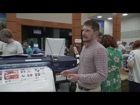 Видео: Демонстрация оборудования от компании ВИНК. Работа принтеров EPSON 80610 и EPSON F2100.