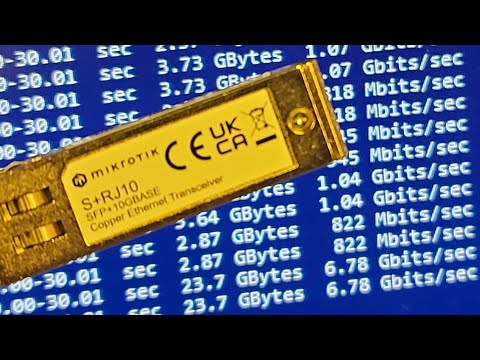 Видео: 🔹 10 Гбит/с от ПК к NAS по меди и оптике – будет ли скорость? #4