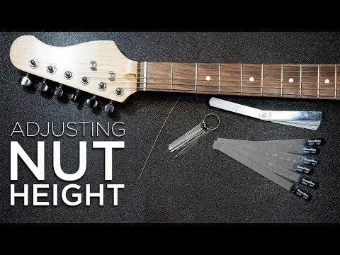 Видео: Как отрегулировать высоту порожка на гитаре
