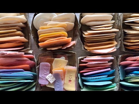 Видео: ASMR SOAP # 171/Breaking soap plates * crunch⚡️Ломание мыльных пластинок и хрустиков