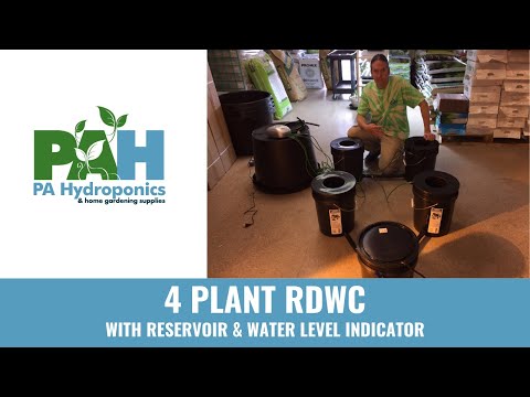 Видео: Самый простой в использовании RDWC-система Stirponic на 4 растения с резервуаром и индикатором ур...