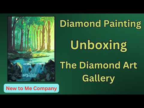 Видео: Галерея Diamond Art — Распаковка алмазных картин — Новая для меня компания — Diamond Art