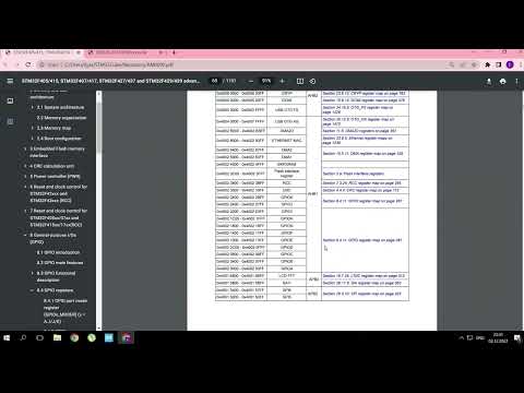 Видео: STM32. Урок 2. Reference Manual. Знакомство с мануал. Работа с регистрами.