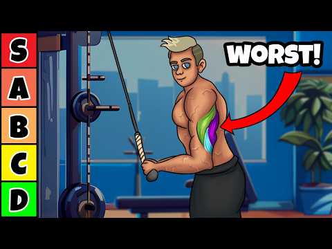 Видео: Рейтинг упражнений на трицепс, которые действительно наращивают массу (от лучшего к худшему)