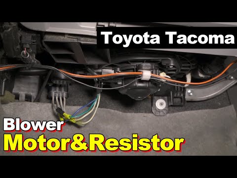 Видео: Электродвигатель вентилятора и резистор Toyota Tacoma 2006 года выпуска. Работает только на высок...