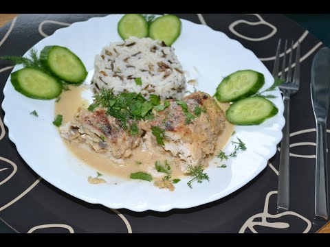 Видео: Куриные рулетики с начинкой из шампиньонов и сыра//Фаршированные рулетики