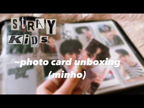 Видео: ://распаковка карт Stray Kids// Minho//:
