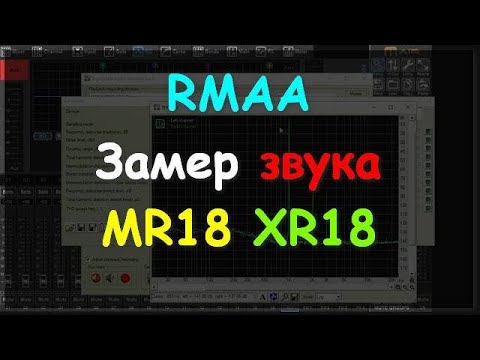 Видео: RMAA замер Midas MR18 / Behringer XR18