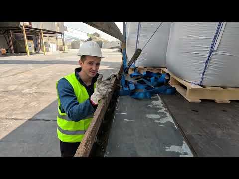 Видео: Загрузка фуры бэгами в Бельгии | Работа дальнобойщика #dalnoboy #дальнобой 