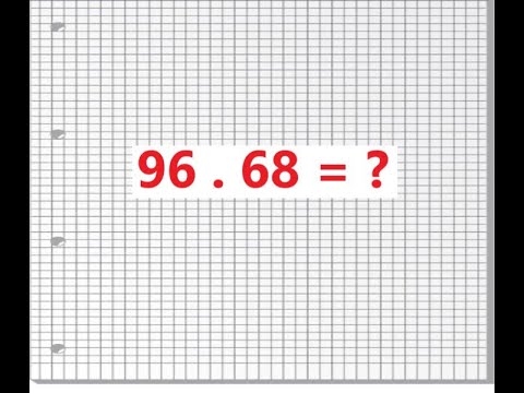 Видео: БЪРЗ МЕТОД ЗА УМНОЖЕНИЕ НА ДВУЦИФРЕНИ ЧИСЛА