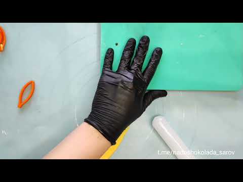 Видео: подсолнух из пластичного шоколада