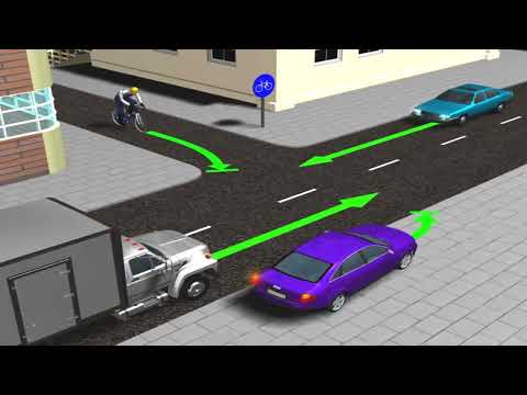 Видео: (18) Начало движения, маневрирование. ПДД в Польше.