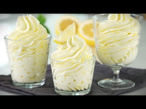 Видео: Новые сливочно-лимонные десерты за 5 минут! Эти рецепты ищут все! Лимонный крем без яиц!