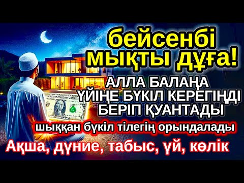 Видео: бейсенбі КҮНІ ЕҢ ҚҰДІРЕТТІ ДҰҒА! Алла бүкіл тілеуіңді және балаңа керектің бәрін беріп қояды