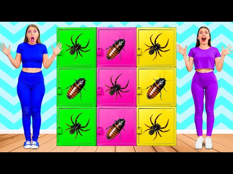 Видео: Челлендж Цветная Загадочная коробка | Смешные Cитуации от DuKoDu Challenge