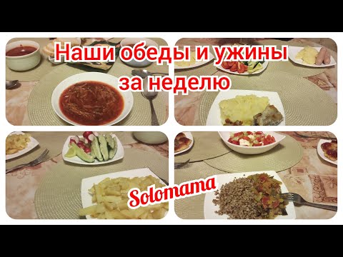 Видео: Наши обеды и ужины 25.09.23-01.10.23