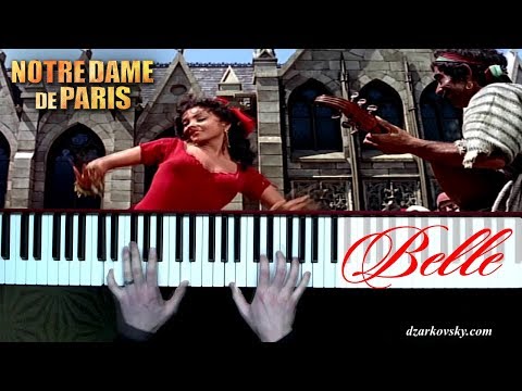 Видео: Нотр Дам де Пари на пианино - Notre Dame de Paris Belle