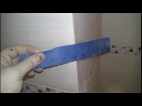 Видео: Затирка швов плитки (внешний заусованный угол).