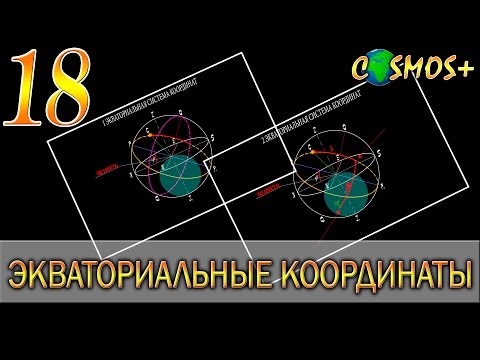 Видео: КООРДИНАТЫ ● НЕБЕСНЫЕ КООРДИНАТЫ ● ЭКВАТОРИАЛЬНАЯ СИСТЕМА КООРДИНАТ
