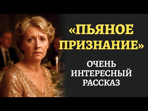 Видео: "Пьяное признание". Я плакала от этой истории. Рассказ останется в сердце навсегда. Аудиорассказ