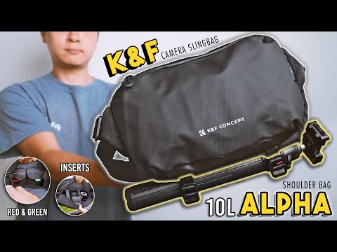 Видео: Обзор сумки-слинга для камеры K&F Concept Alpha 10L